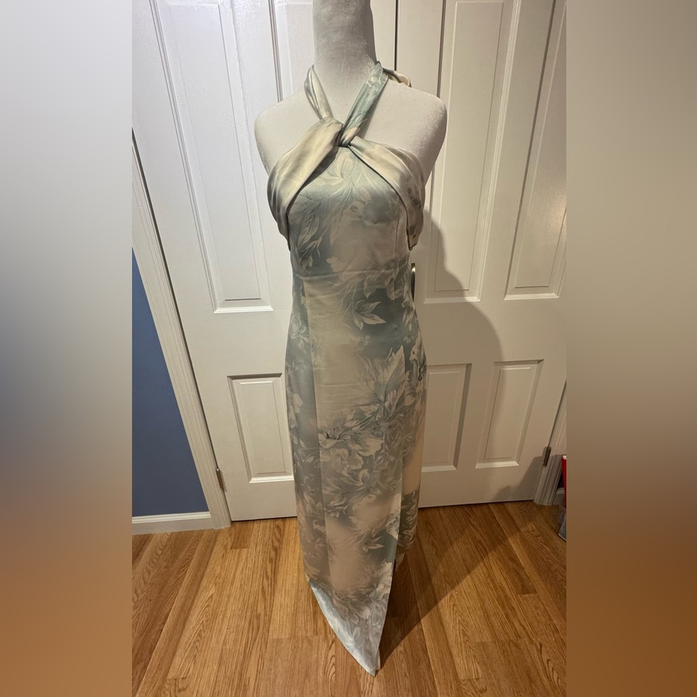 Reformation Kavi Satin Dress - HALO, size 2
